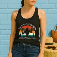 L.E.E H.O F.O.O.K.S Distressed Womens Tank Top