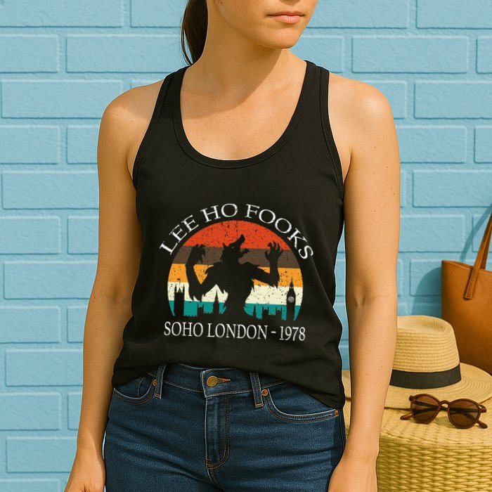 L.E.E H.O F.O.O.K.S Distressed Womens Tank Top