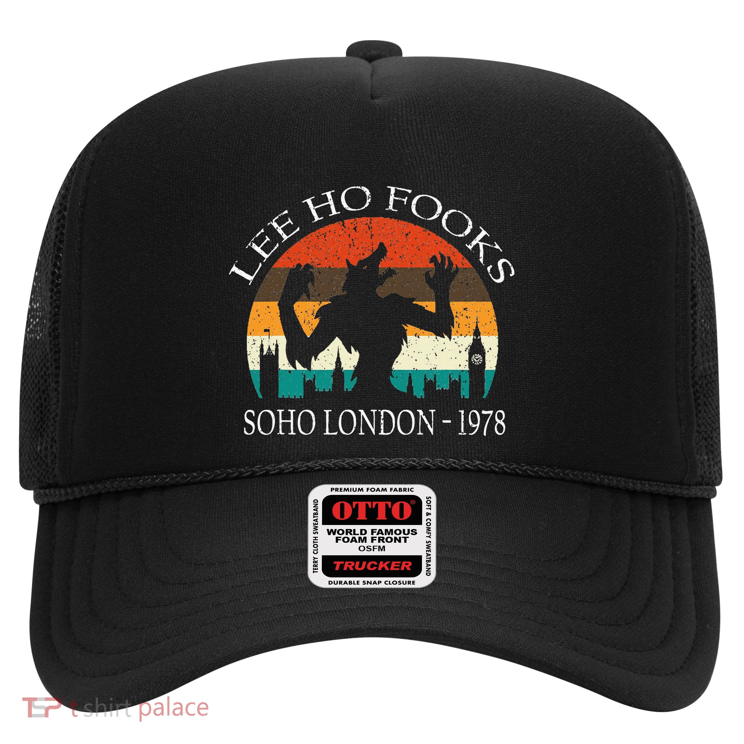 L.E.E H.O F.O.O.K.S Distressed Trucker Hat