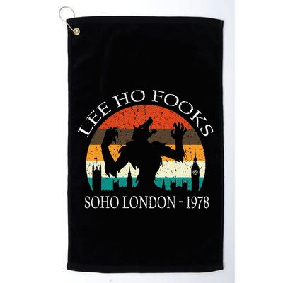 L.E.E H.O F.O.O.K.S Distressed Golf Towel
