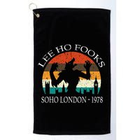 L.E.E H.O F.O.O.K.S Distressed Golf Towel