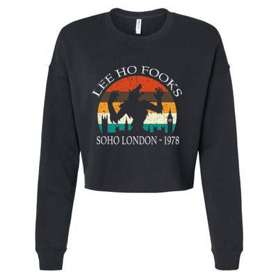 L.E.E H.O F.O.O.K.S Distressed Cropped Pullover Crew
