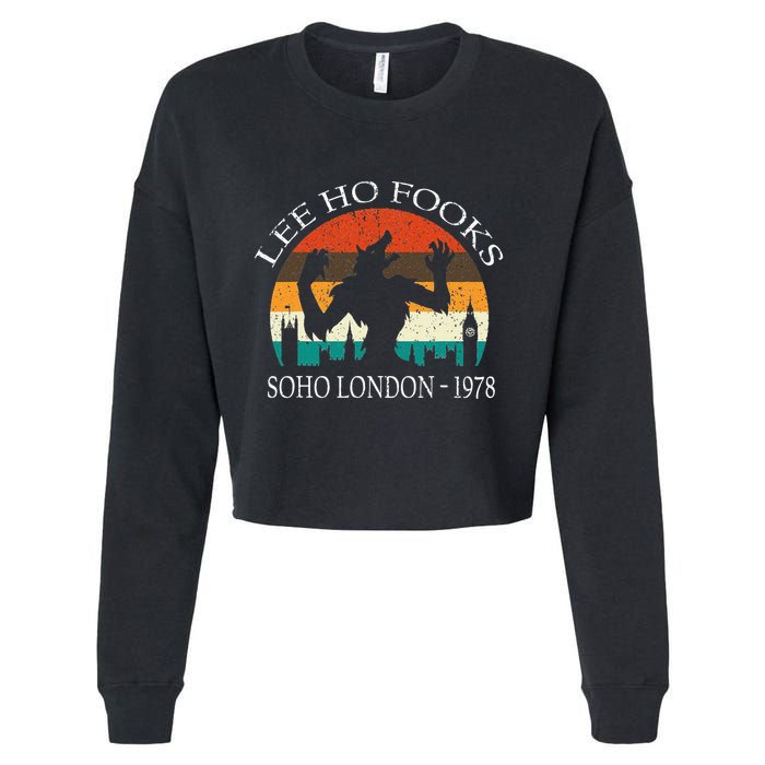 L.E.E H.O F.O.O.K.S Distressed Cropped Pullover Crew