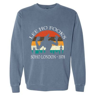L.E.E H.O F.O.O.K.S Distressed Garment-Dyed Sweatshirt