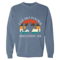 L.E.E H.O F.O.O.K.S Distressed Garment-Dyed Sweatshirt