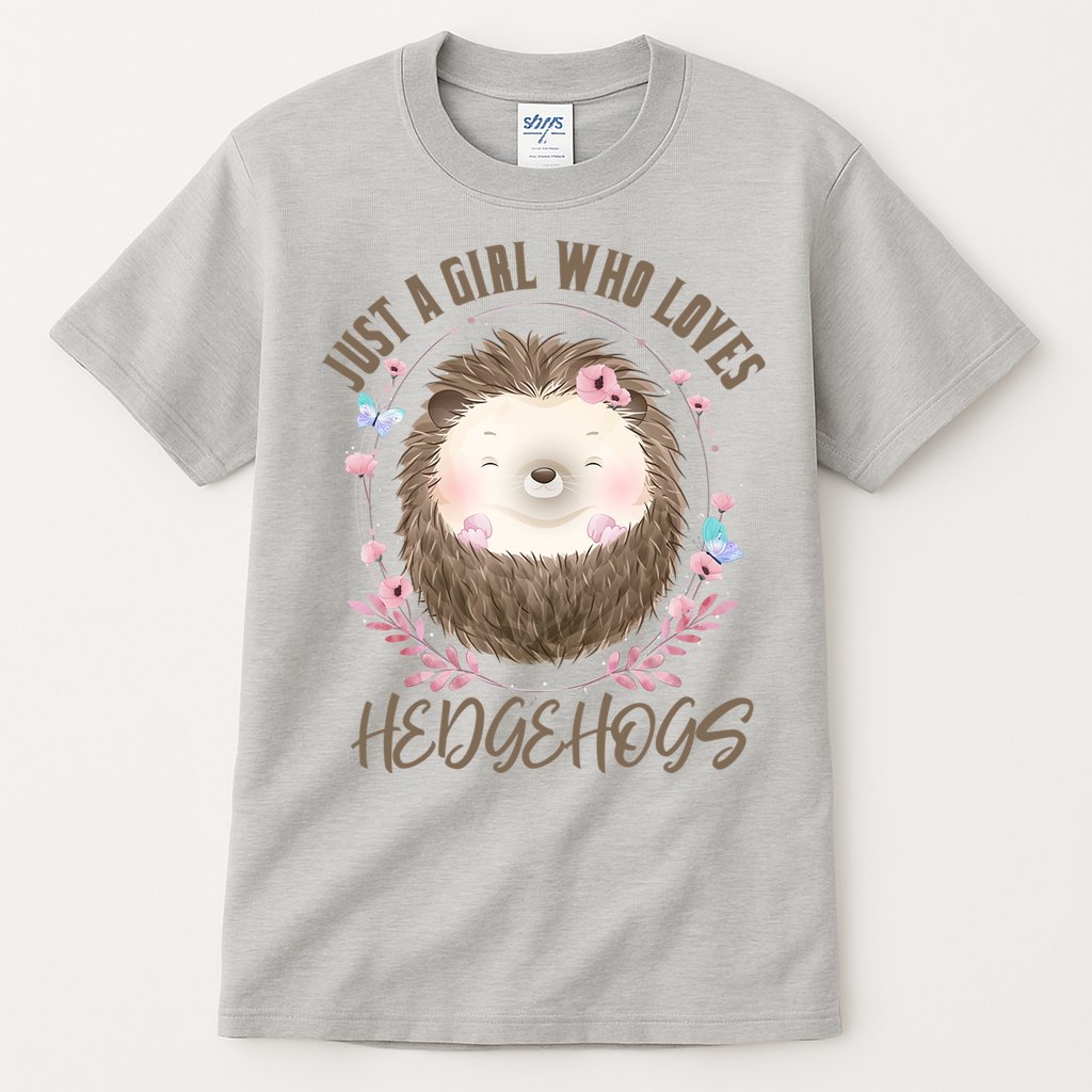 Loves Hedgehogs Forest Animal Cute Hedgehog  Tall T-Shirt