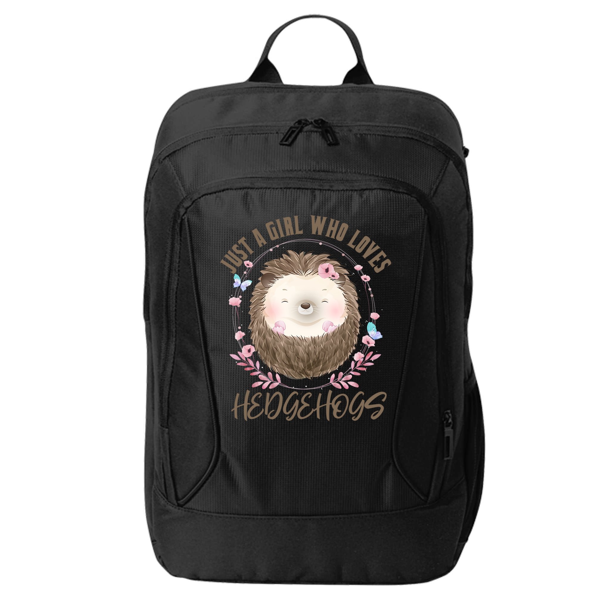 Loves Hedgehogs Forest Animal Cute Hedgehog  City Backpack