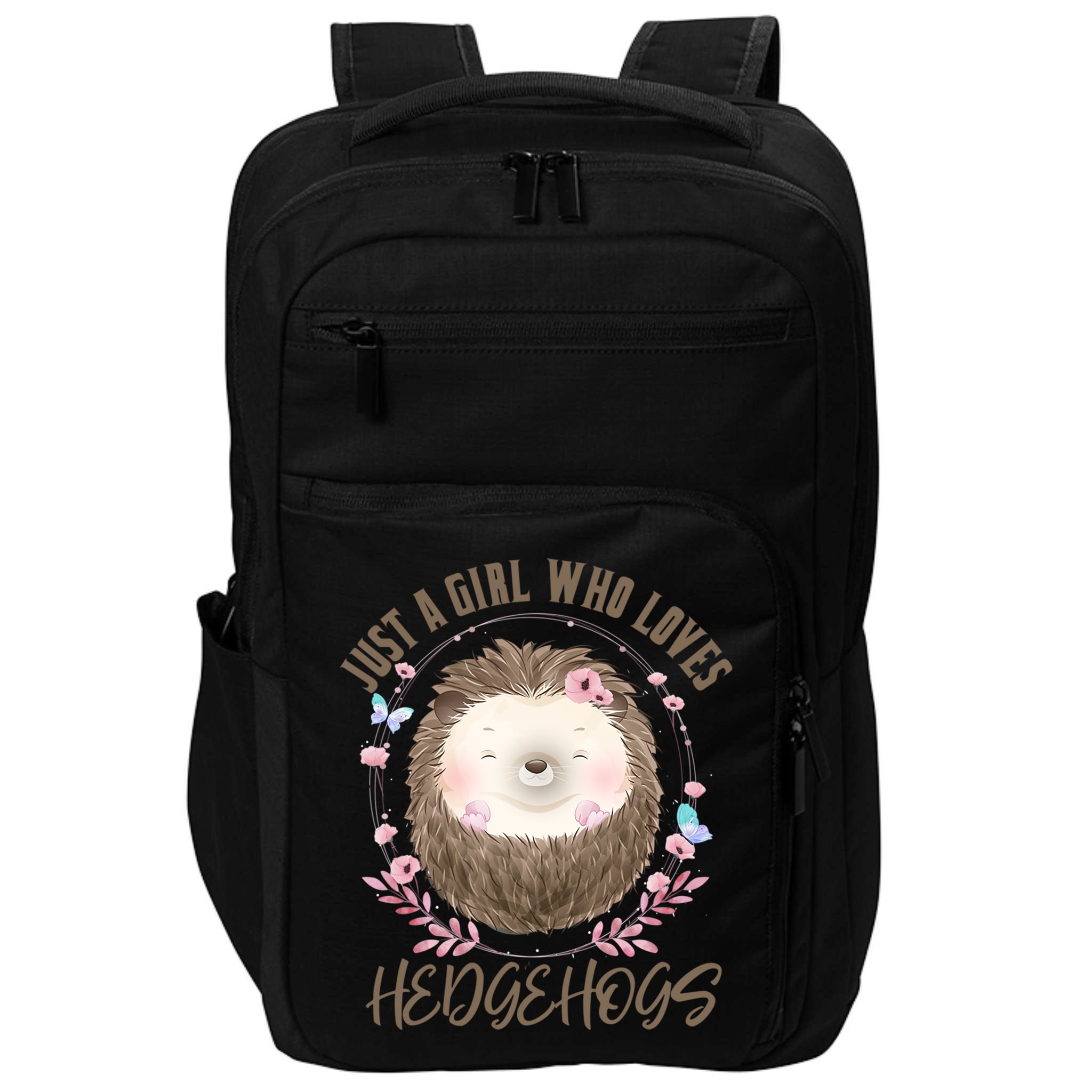 Loves Hedgehogs Forest Animal Cute Hedgehog  Impact Tech Backpack