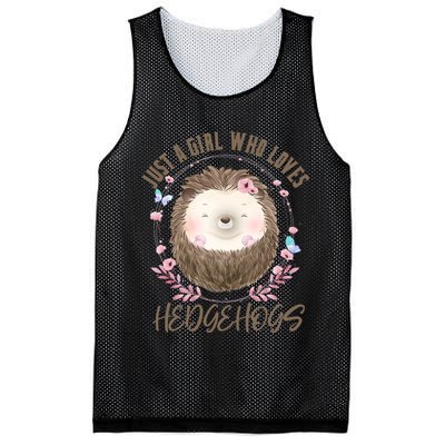 Loves Hedgehogs Forest Animal Cute Hedgehog  Mesh Reversible Basketball Jersey Tank