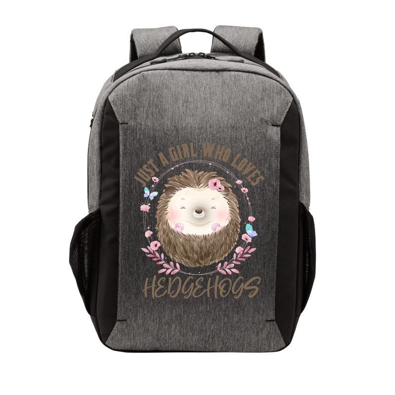 Loves Hedgehogs Forest Animal Cute Hedgehog  Vector Backpack