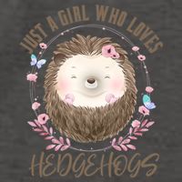 Loves Hedgehogs Forest Animal Cute Hedgehog  Vector Backpack