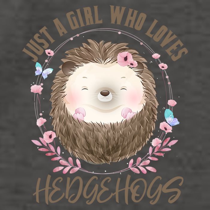 Loves Hedgehogs Forest Animal Cute Hedgehog  Vector Backpack