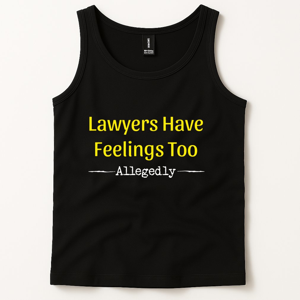 Lawyers Have Feelings Too Allegedly Tank Top