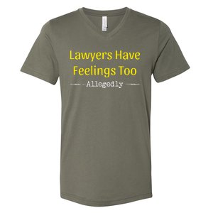 Lawyers Have Feelings Too Allegedly V-Neck T-Shirt