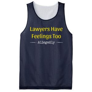 Lawyers Have Feelings Too Allegedly Mesh Reversible Basketball Jersey Tank