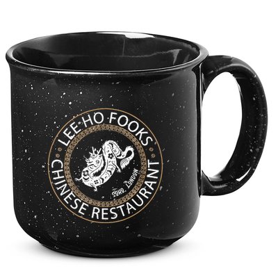 L.E.E H.O F.O.O.K.S Chinese Restaurant 15oz Campfire Ceramic Mug