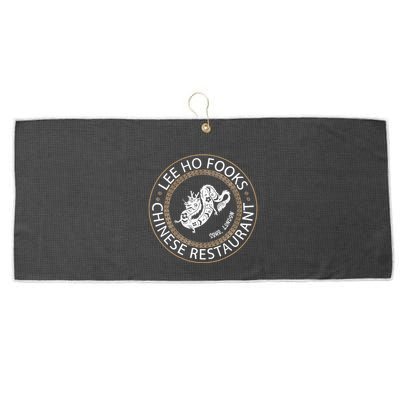 L.E.E H.O F.O.O.K.S Chinese Restaurant Large Microfiber Waffle Golf Towel