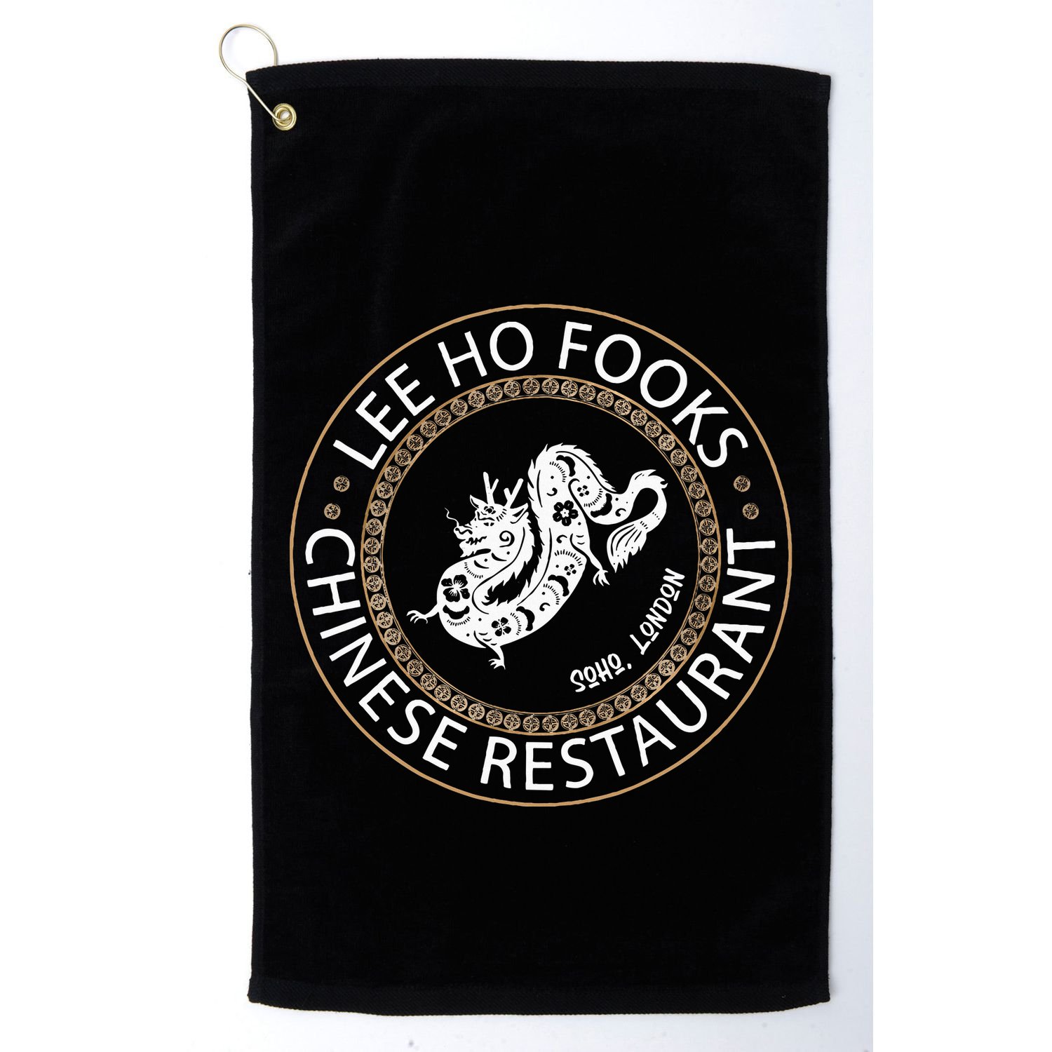 L.E.E H.O F.O.O.K.S Chinese Restaurant Golf Towel