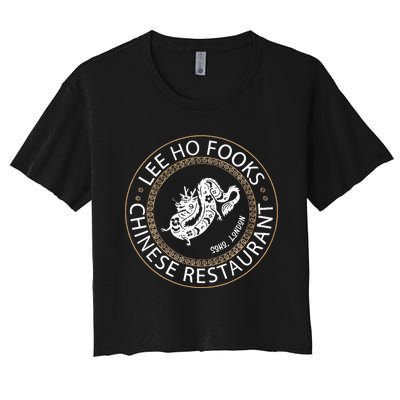 L.E.E H.O F.O.O.K.S Chinese Restaurant Women's Crop Top Tee