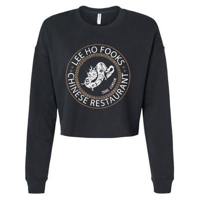 L.E.E H.O F.O.O.K.S Chinese Restaurant Cropped Pullover Crew