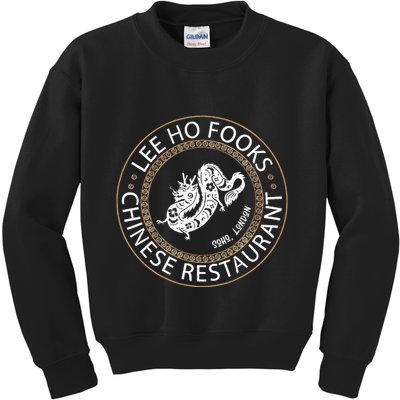 L.E.E H.O F.O.O.K.S Chinese Restaurant Kids Sweatshirt
