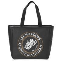 L.E.E H.O F.O.O.K.S Chinese Restaurant Zip Tote Bag