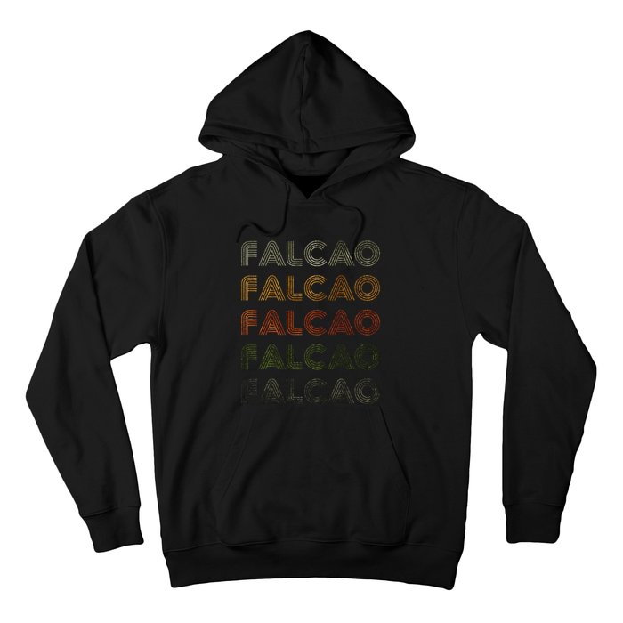 Love Heart Falcao Grunge Vintage Style Black Falcao Hoodie