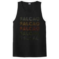 Love Heart Falcao Grunge Vintage Style Black Falcao PosiCharge Competitor Tank