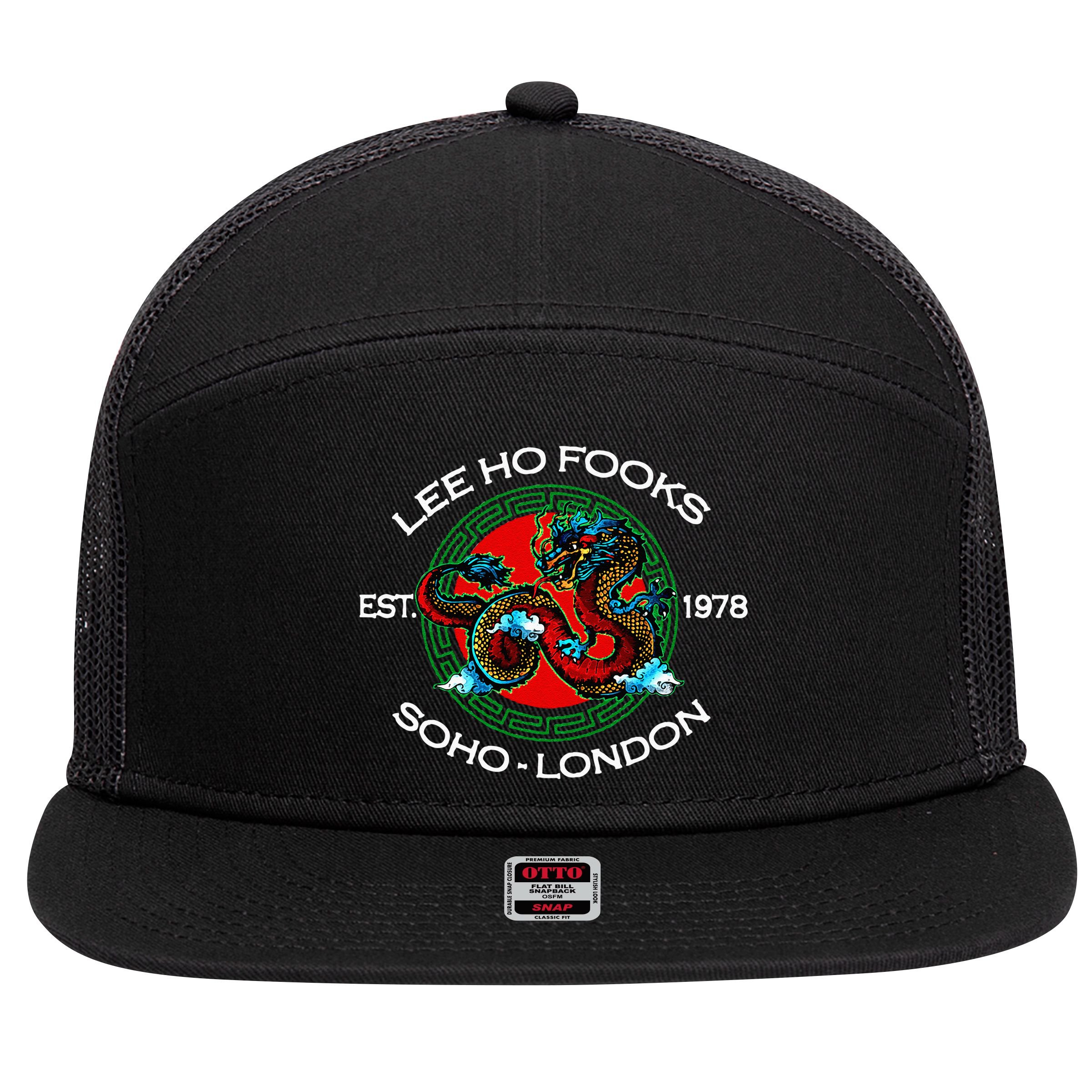 Lee Ho Fooks Chinese Restaurant 7 Panel Mesh Trucker Snapback Hat