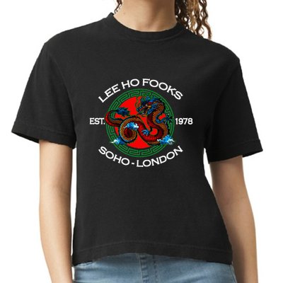 L.E.E H.O F.O.O.K.S Chinese Restaurant Comfort Colors Boxy T-Shirt