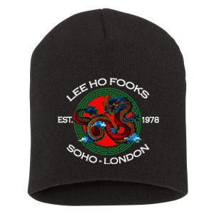 L.E.E H.O F.O.O.K.S Chinese Restaurant Short Acrylic Beanie