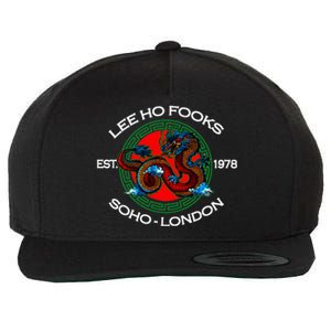 L.E.E H.O F.O.O.K.S Chinese Restaurant Wool Snapback Cap