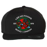 L.E.E H.O F.O.O.K.S Chinese Restaurant Wool Snapback Cap