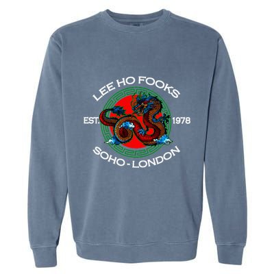 L.E.E H.O F.O.O.K.S Chinese Restaurant Garment-Dyed Sweatshirt