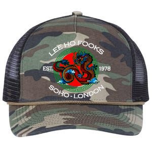 L.E.E H.O F.O.O.K.S Chinese Restaurant Retro Rope Trucker Hat Cap