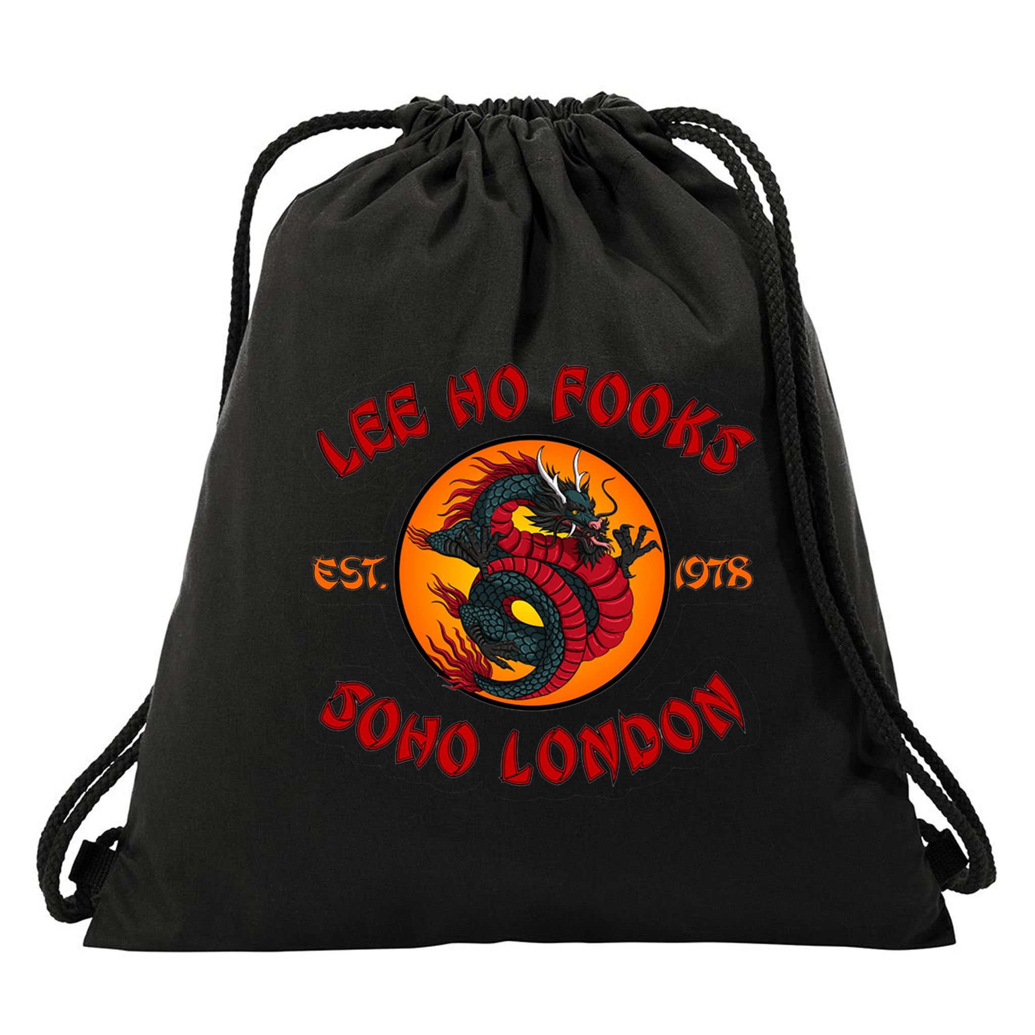 Lee Ho Fooks Soho London Est 1978 Drawstring Bag