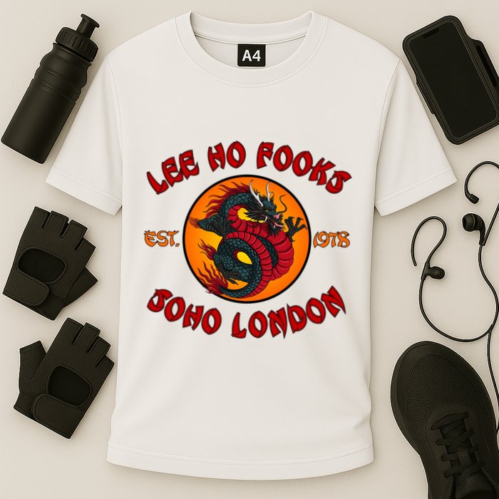 Lee Ho Fooks Soho London Est 1978 Cooling Performance Crew T-Shirt