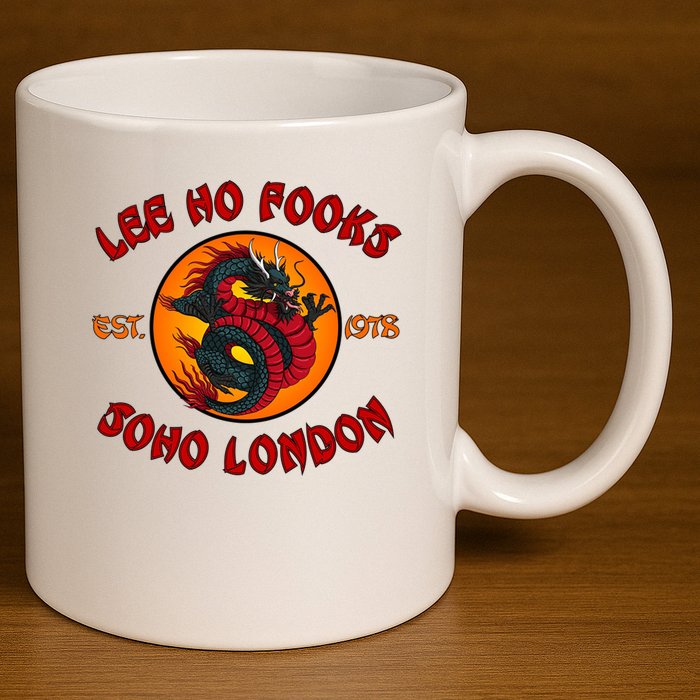 Lee Ho Fooks Soho London Est 1978 11oz C Handle Ceramic Mug