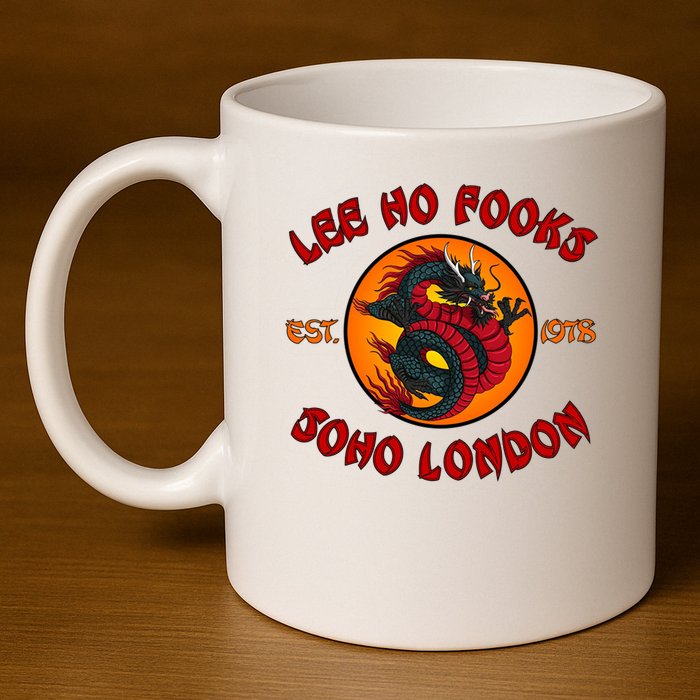 Lee Ho Fooks Soho London Est 1978 11oz C Handle Ceramic Mug