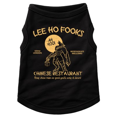 Lee Ho Fooks Chinese Restaurant Doggie Tank