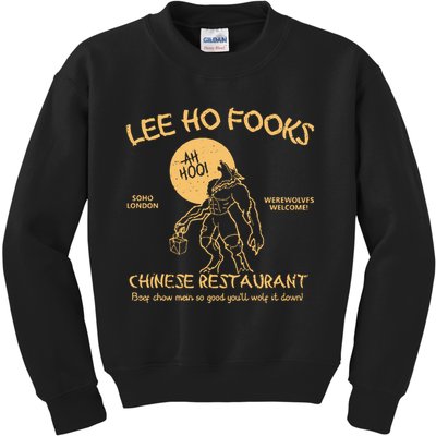 Lee Ho Fooks Chinese Restaurant Kids Sweatshirt