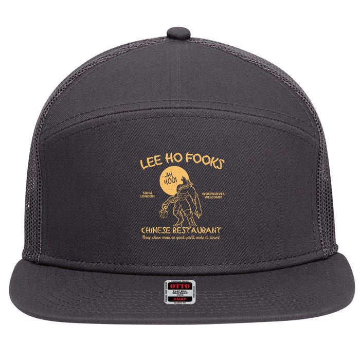 Lee Ho Fooks Chinese Restaurant 7 Panel Mesh Trucker Snapback Hat