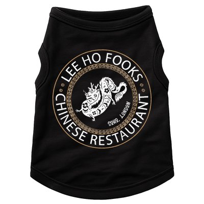 Lee Ho Fooks Chinese Restaurant Doggie Tank