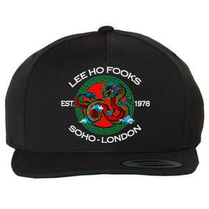 L.E.E H.O F.O.O.K.S Chinese Restaurant Wool Snapback Cap