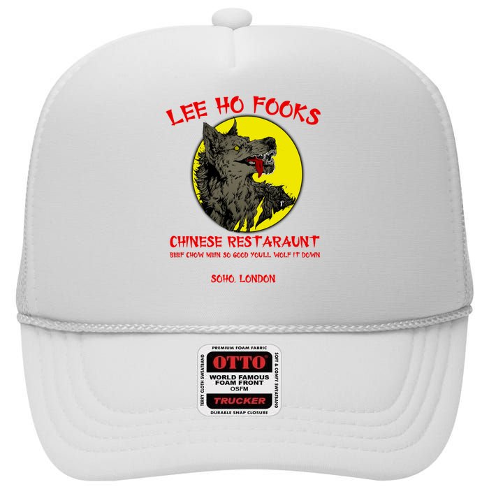 Lee Ho Fooks Lee Ho Fooks Soho London Est 1978 High Crown Mesh Back Trucker Hat