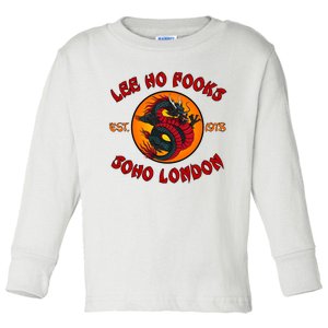 Lee Ho Fooks Soho London Est 1978 Toddler Long Sleeve Shirt