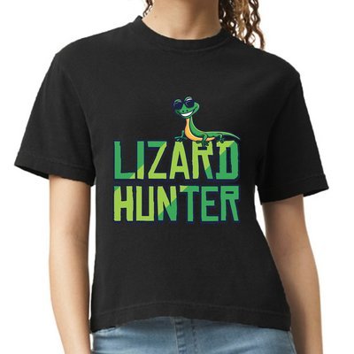 Lizard Hunter Funny Gecko Reptile Owner Gift Comfort Colors Boxy T-Shirt