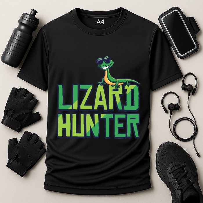 Lizard Hunter Funny Gecko Reptile Owner Gift Performance Shirt