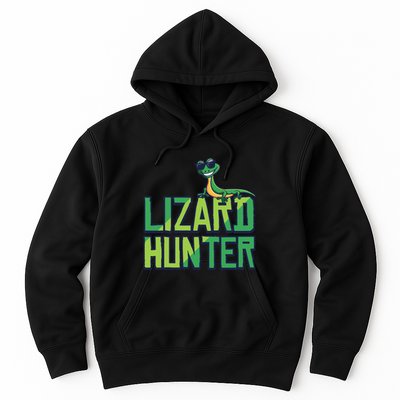 Lizard Hunter Funny Gecko Reptile Owner Gift Hoodie