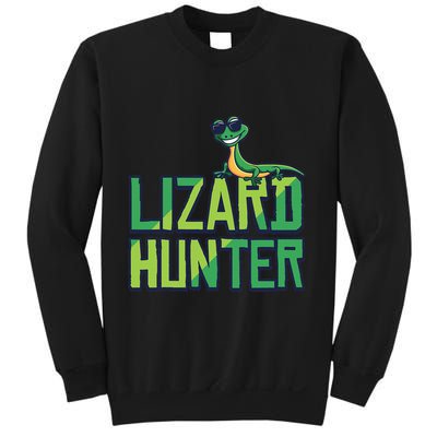 Lizard Hunter Funny Gecko Reptile Owner Gift Sweatshirt